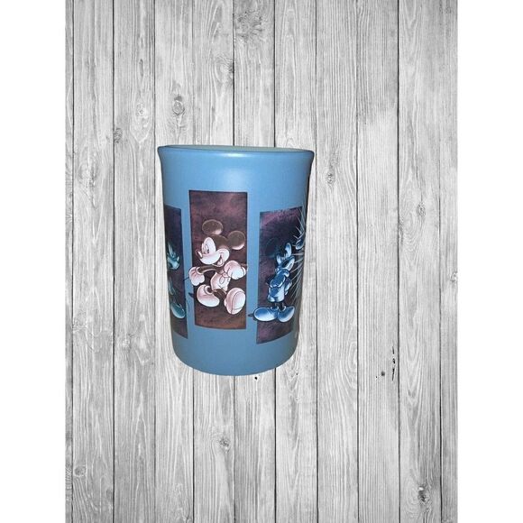 Mickey Mouse Faces Coffee Tea Cup Mug Blue Ceramic Walt Disney World - Picture 3 of 5